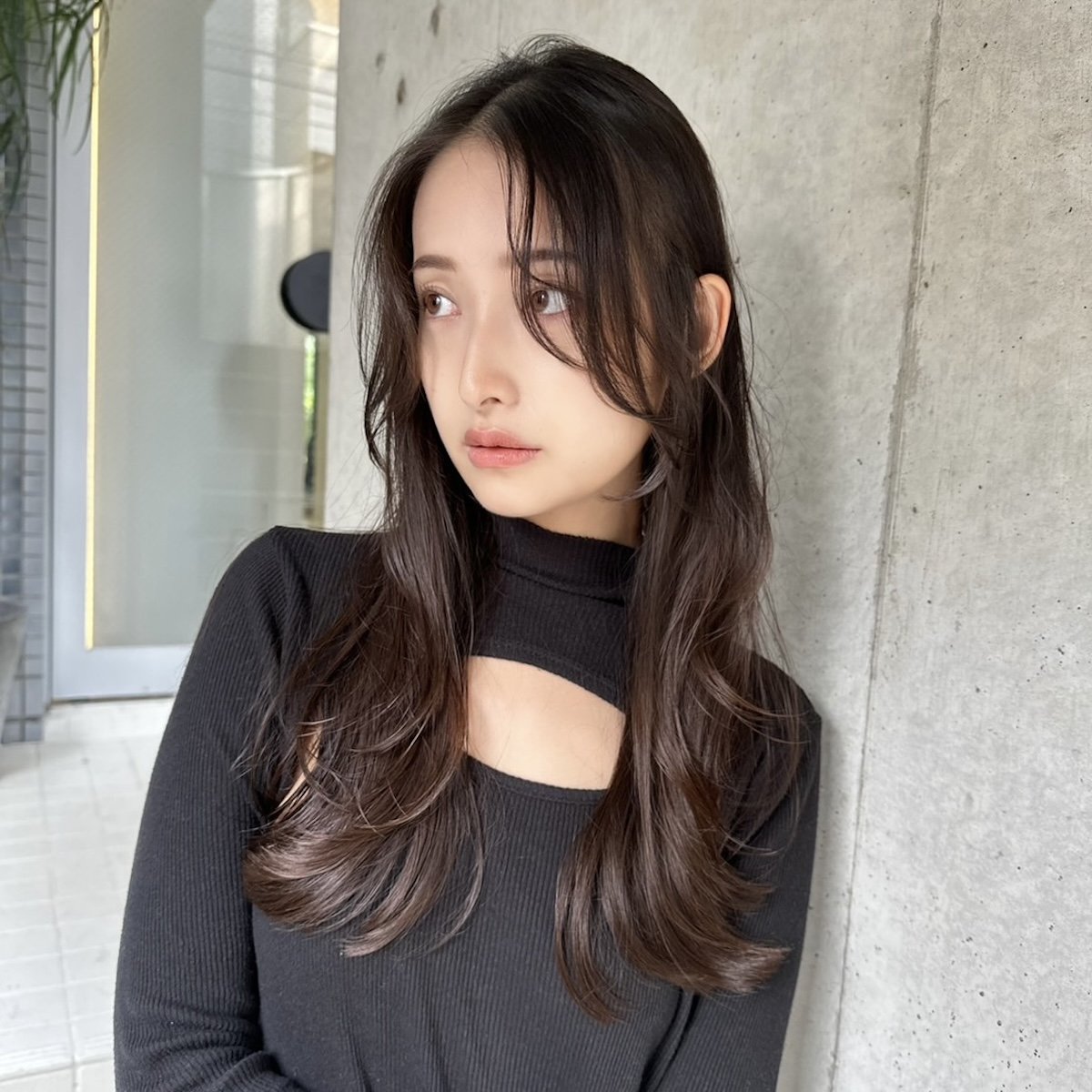 ミディアムストレート