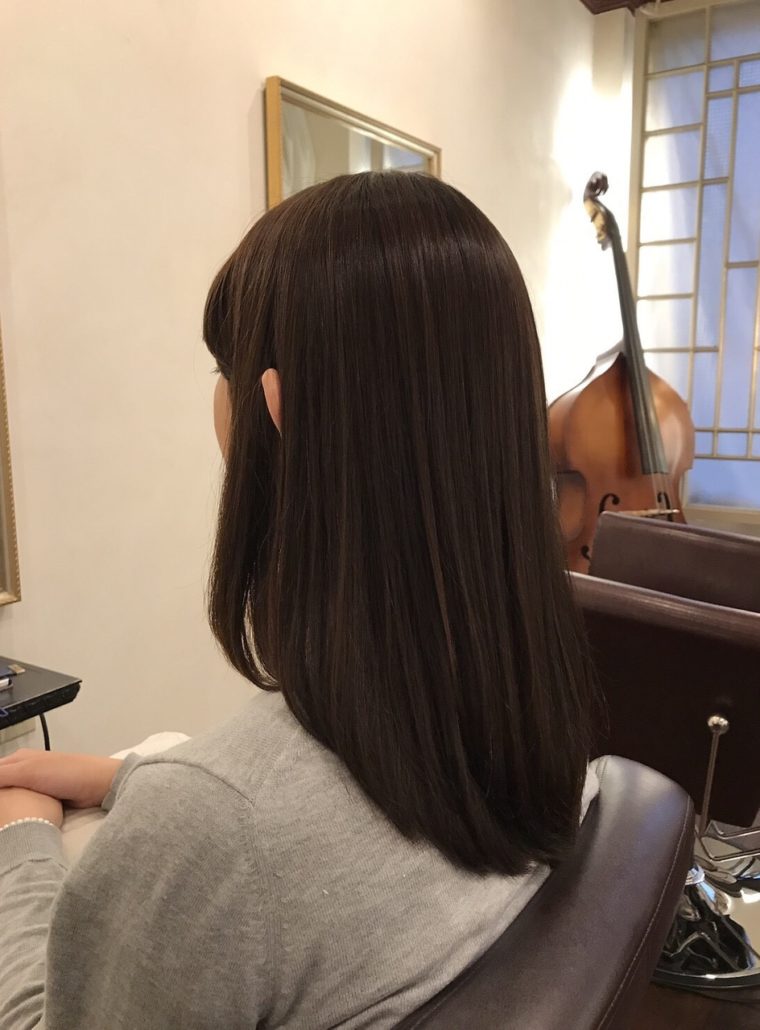 艶出しナチュラルストレート