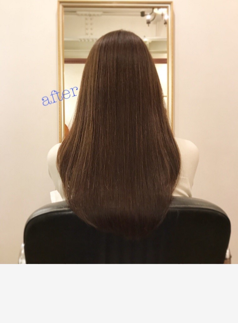 ツヤツヤストレート