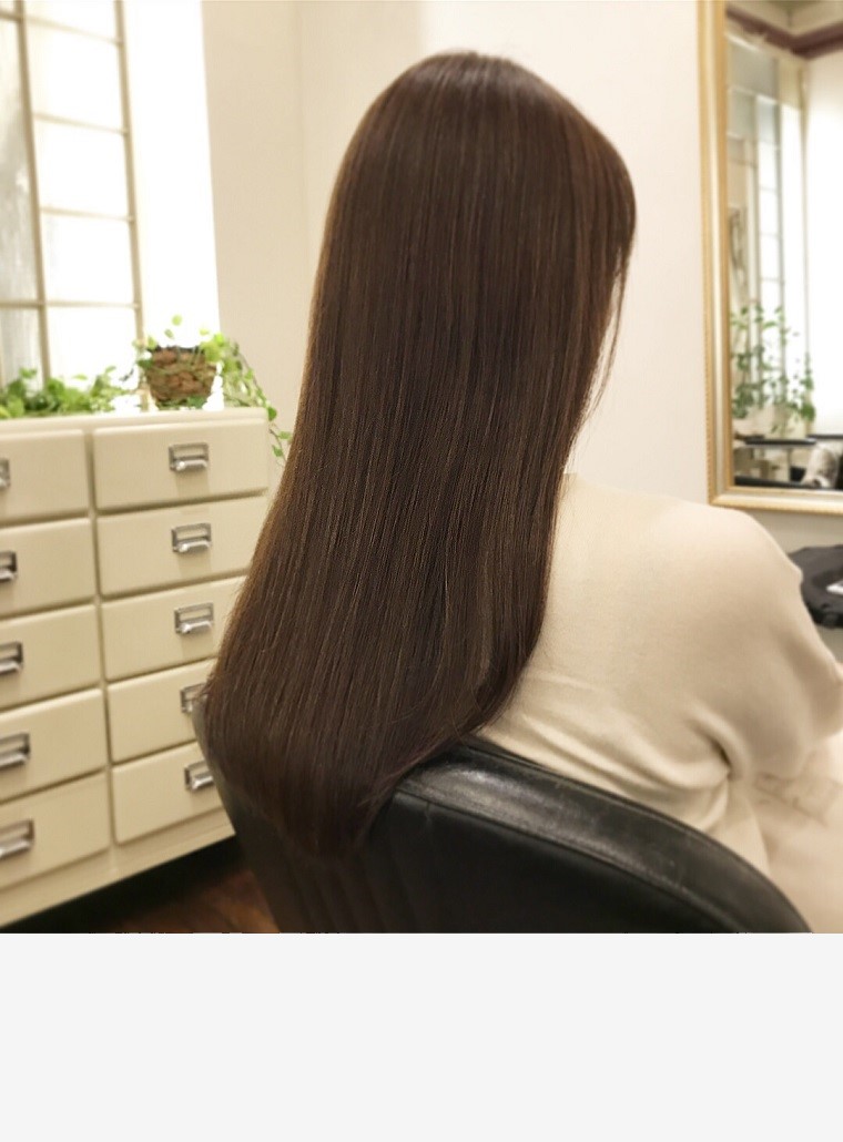 ツヤツヤストレート